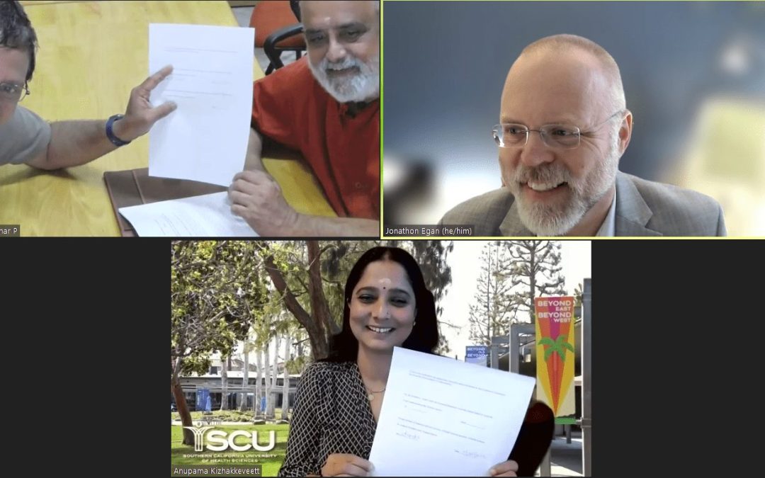 Ayurveda Program at Southern California University of Health Sciences announces renewed agreement with Amrita University in India